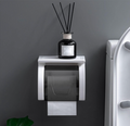 Self Adhesive Waterproof Toilet Paper Holder with Shelf